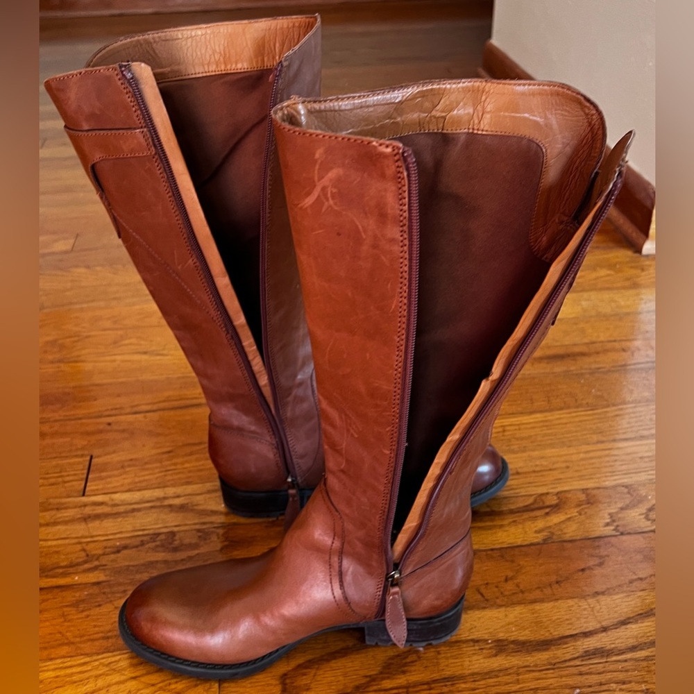 Franco Sarto Knee High Women’s Leather Riding Boots 7.5 M - Picture 6 of 8